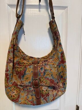 Fossil Multicolor Patterned Hobo Bag